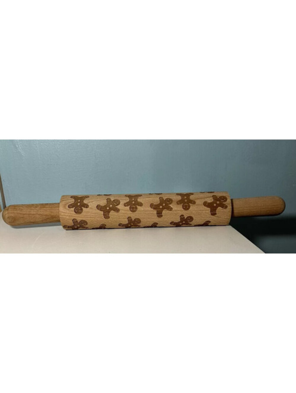 Ciroa Christmas Gingerbread Man Rolling Pin The Farmhouse Rachel Ashwell